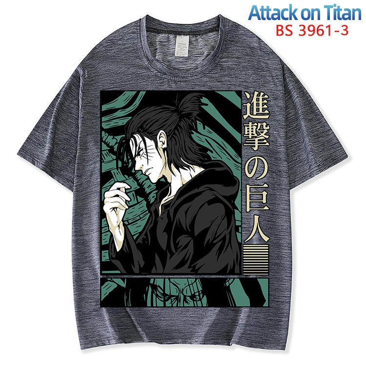 Shingeki no Kyojin ice silk cotton loose and comfortable T-shirt from XS to 5XL BS-3961-3