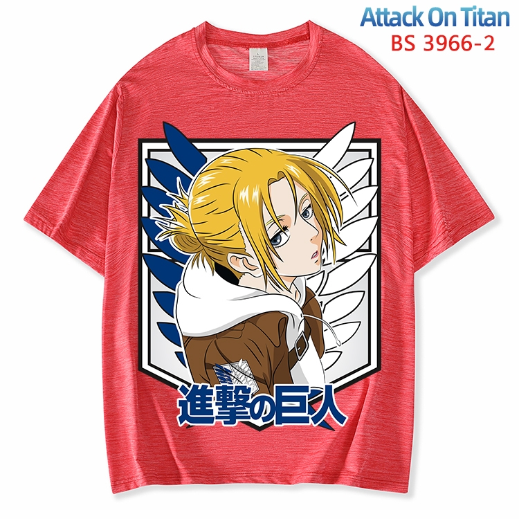Shingeki no Kyojin ice silk cotton loose and comfortable T-shirt from XS to 5XL  BS-3966-2