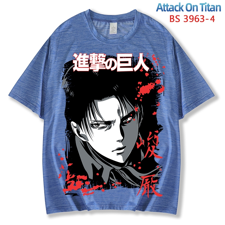 Shingeki no Kyojin ice silk cotton loose and comfortable T-shirt from XS to 5XL BS-3963-4
