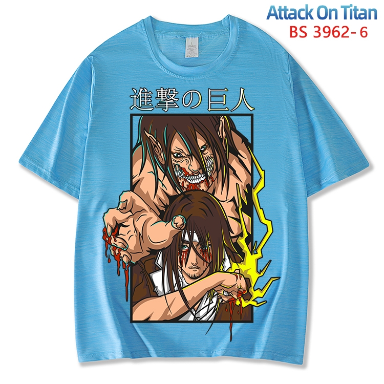 Shingeki no Kyojin ice silk cotton loose and comfortable T-shirt from XS to 5XL  BS-3962-6