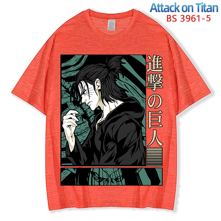 Shingeki no Kyojin ice silk cotton loose and comfortable T-shirt from XS to 5XL BS-3961-5