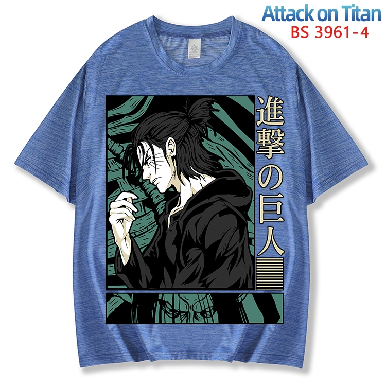 Shingeki no Kyojin ice silk cotton loose and comfortable T-shirt from XS to 5XL BS-3961-4