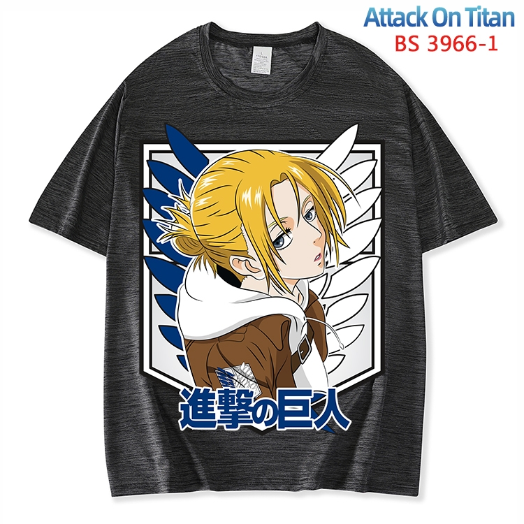 Shingeki no Kyojin ice silk cotton loose and comfortable T-shirt from XS to 5XL  BS-3966-1