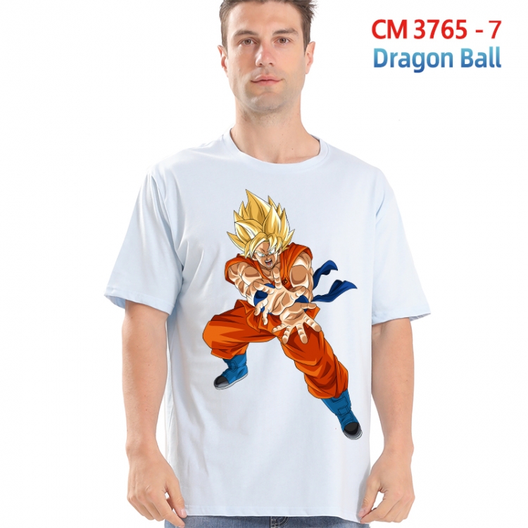 DRAGON BALL Printed short-sleeved cotton T-shirt from S to 4XL 3765-7