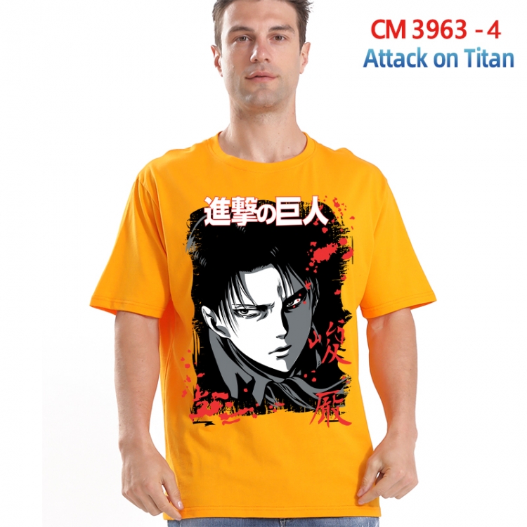 Shingeki no Kyojin Printed short-sleeved cotton T-shirt from S to 4XL 3963-4