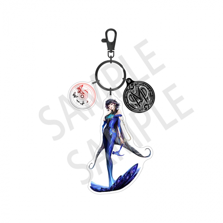 PathtoNowhere Anime Surrounding Acrylic Interlayer 3 Pendant Keychain price for 2 pcs