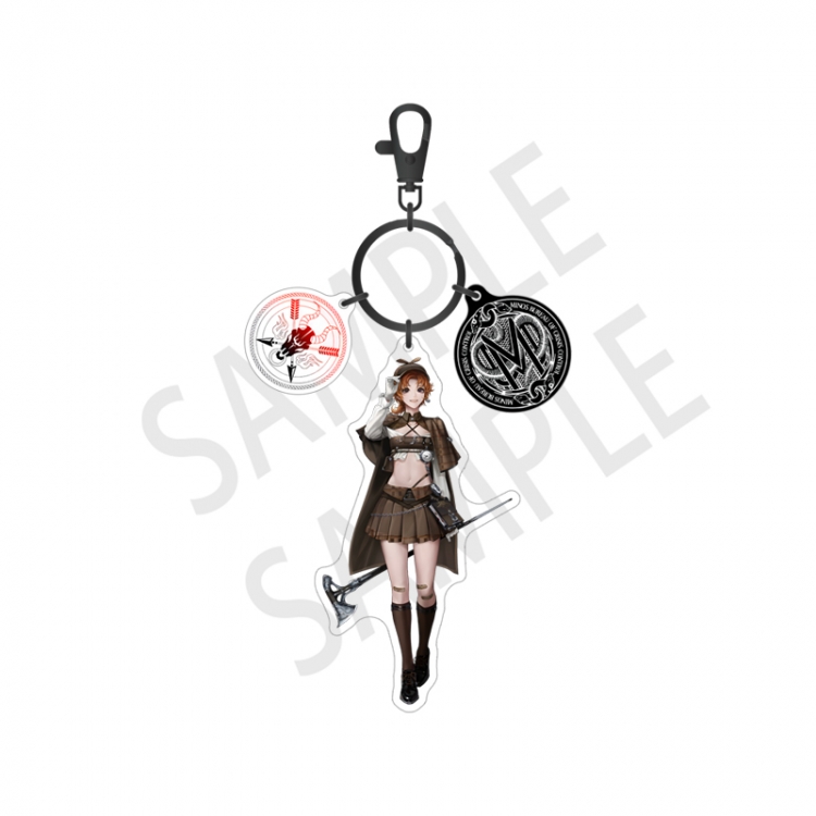 PathtoNowhere Anime Surrounding Acrylic Interlayer 3 Pendant Keychain price for 2 pcs