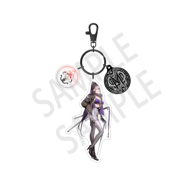 PathtoNowhere Anime Surrounding Acrylic Interlayer 3 Pendant Keychain price for 2 pcs