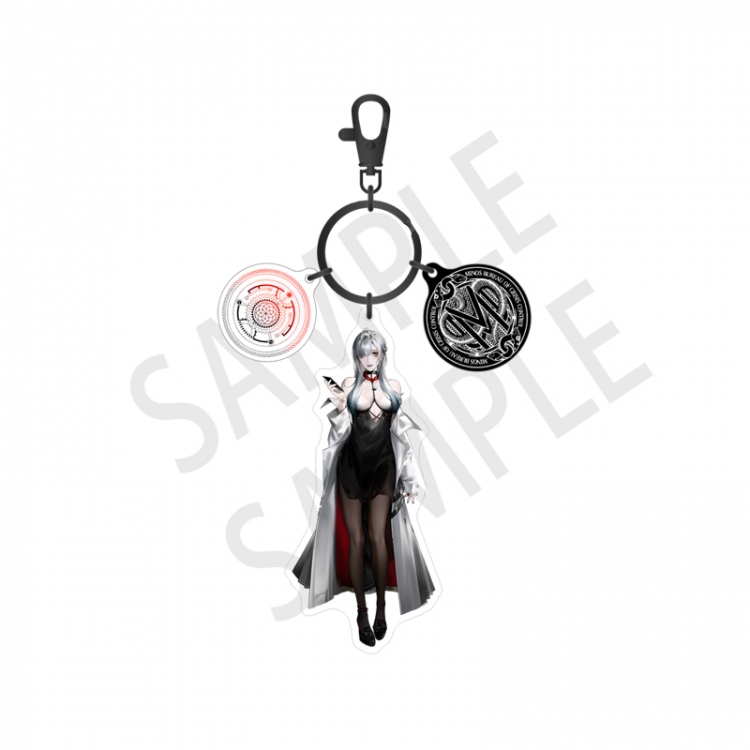 PathtoNowhere Anime Surrounding Acrylic Interlayer 3 Pendant Keychain price for 2 pcs