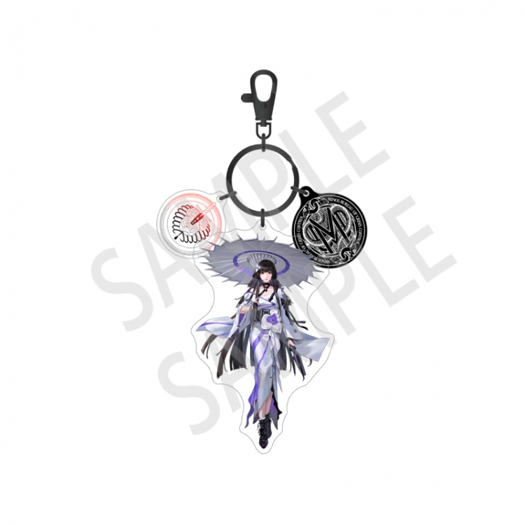 PathtoNowhere Anime Surrounding Acrylic Interlayer 3 Pendant Keychain price for 2 pcs