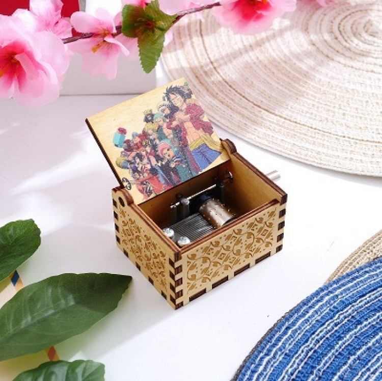 One Piece Stall display hand cranked music box vintage music box gift 6.4X5.2X4.2CM price for 5 pcs