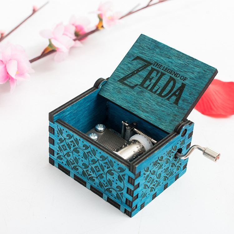 The Legend of Zelda Stall display hand cranked music box vintage music box gift 6.4X5.2X4.2CM price for 5 pcs