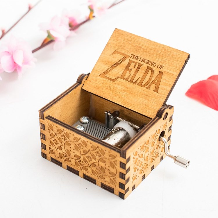 The Legend of Zelda Stall display hand cranked music box vintage music box gift 6.4X5.2X4.2CM price for 5 pcs