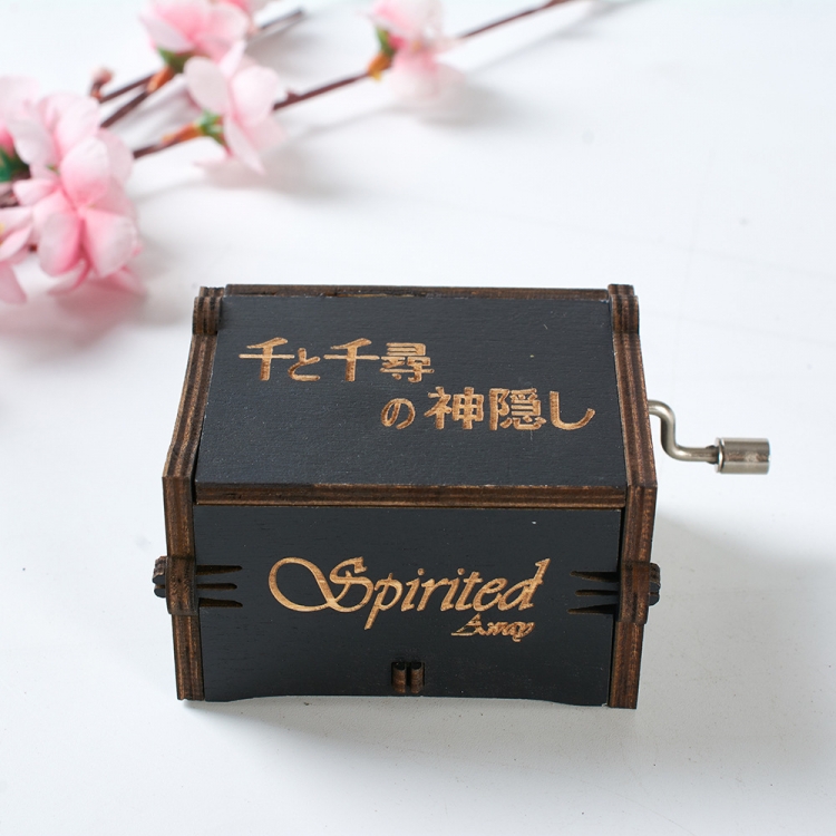 Spirited Away Stall display hand cranked music box vintage music box gift 6.4X5.2X4.2CM price for 5 pcs