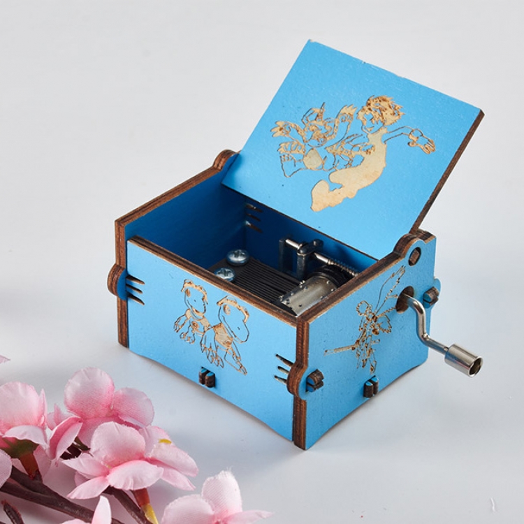 Digimon Stall display hand cranked music box vintage music box gift 6.4X5.2X4.2CM price for 5 pcs