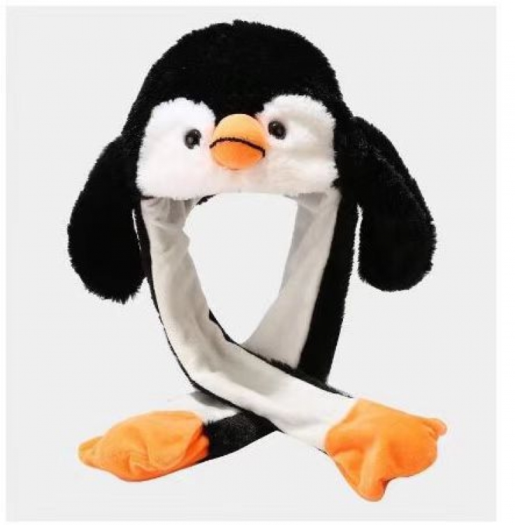 penguin Tiktok animal series rabbit ear hat can move when you pinch the ear  price for 3 pcs