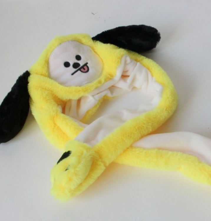 puppy Tiktok animal series rabbit ear hat can move when you pinch the ear  price for 3 pcs