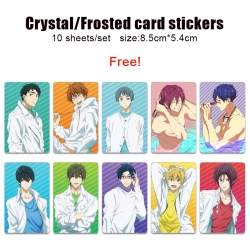 Free! Anime Crystal Bus Card D...