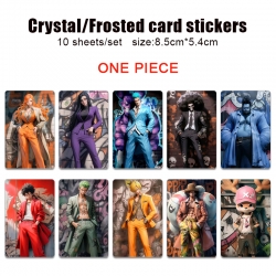 One Piece Frosted anime crysta...