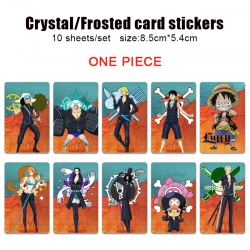 One Piece Frosted anime crysta...