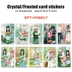 SPY×FAMILY Frosted anime cryst...