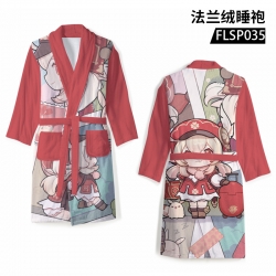 Genshin Impact Anime flannel p...