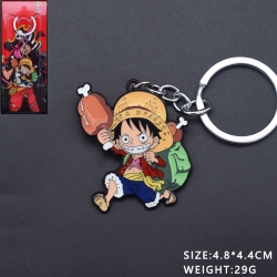 One Piece Anime cartoon keycha...