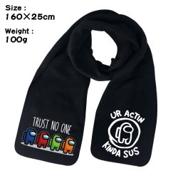 Among-us Anime fleece scarf bi...