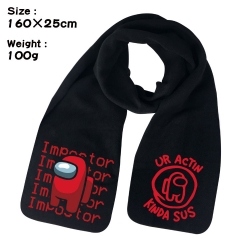 Among-us Anime fleece scarf bi...