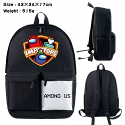 Among-us Anime black and white...