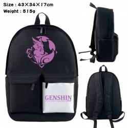 Genshin Impact Anime black and...