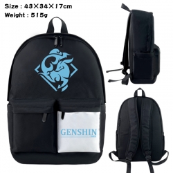 Genshin Impact Anime black and...
