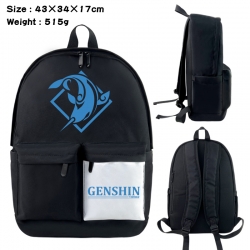 Genshin Impact Anime black and...
