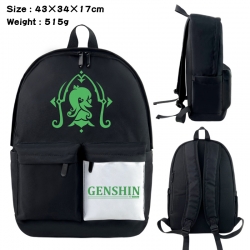 Genshin Impact Anime black and...