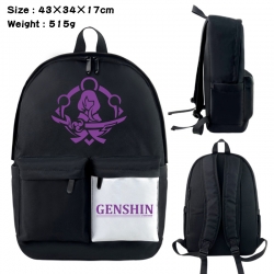 Genshin Impact Anime black and...