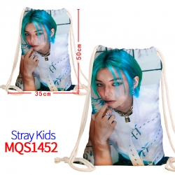 Stray Kids Canvas drawstring p...