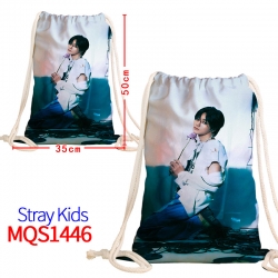 Stray Kids Canvas drawstring p...