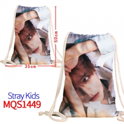 Stray Kids Canvas drawstring p...