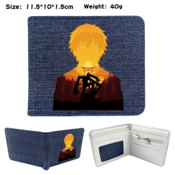Chainsaw man Anime denim foldi...