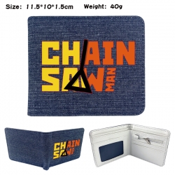 Chainsaw man Anime denim foldi...