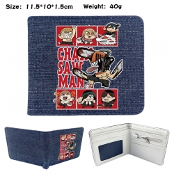 Chainsaw man Anime denim foldi...