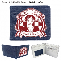 One Piece Anime denim folding ...