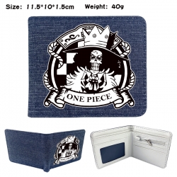 One Piece Anime denim folding ...