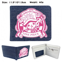 One Piece Anime denim folding ...