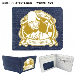 One Piece Anime denim folding ...