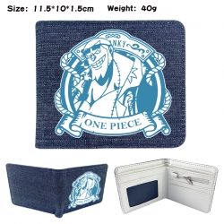 One Piece Anime denim folding ...