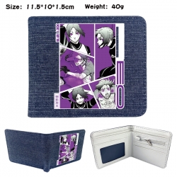 BLUE LOCK Anime denim folding ...