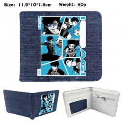 BLUE LOCK Anime denim folding ...
