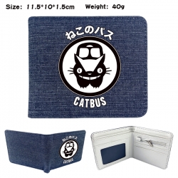 TOTORO Anime denim folding ful...