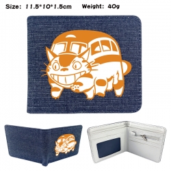 TOTORO Anime denim folding ful...